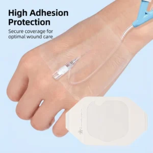 Medical Adhesive Class II Painless Removal Good Adhesion 6*7cm Transparent Film Dressing for Protective Wounds Bathing