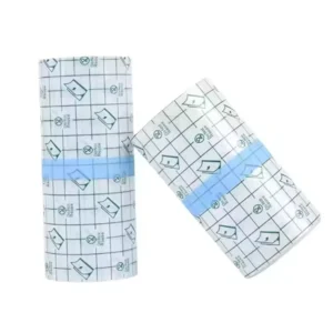 Medical Adhesive PU Tape Breathable Sterile Surgical PU Film Transparent Wound Dressing Roll