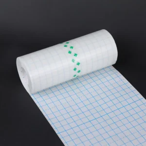 Medical Adhesive PU Waterproof Transparent Film Dressing Retention Fix Roll Extensible Plaster Tape CE Certified Class II