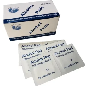Medical Antibacterial 75% Alcohol Wet Wipes Prep Pad Swabs Custom Individual Package Box