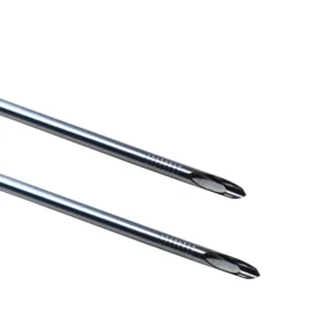 Medical Back Cut Lancet Needle Cannula Tube