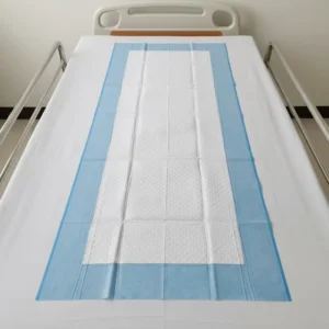 Medical Bed Accessories Disposable PP Non Woven Bed Sheets with Super Absorbency CE Certified 220x110cm for Hospitals