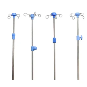 Medical Bed Accessories Hospital Stainless Steel Infusion Rack Height Adjustable Infusion Stick Infusion Rod