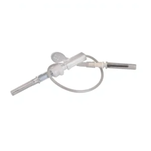 Medical Butterfly Wing Disposable Blood Collection Needles Safety With Without Holder Injection Use CE ISO 510K 0.7mm