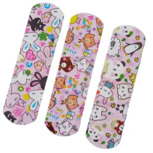 Medical Cartoon Girl Anti Chafing Safety Band Aid Waterproof Breathable High Elastic Wound Dressing PE PVC Bandage