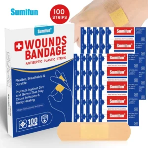 Medical Class I 100 Patch Boxed Band Aids Assisting with Wound Stitching Trauma Care