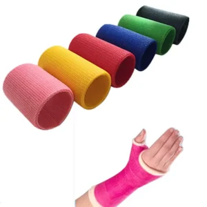 Medical Cohesive Elastic Bandage Wrap Colored Non Woven Orthopedic Fiberglass Cast Tape Supports Leg Guard with Adhesive Sample