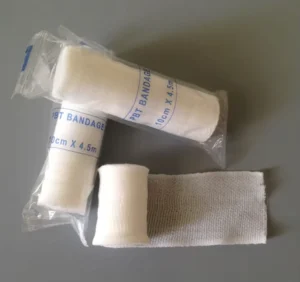 Medical Confirming Bandage First Aid PBT Bandage PBT Elastic Bandage With Crepe and Plain Type for Medical Orthopedic Using