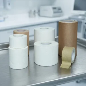 Medical Consumable Customizable Hypoallergenic Surgical Wound Tape Polyester Cotton Waterproof Breathable Protective Tape