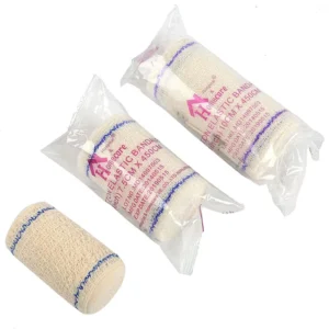 Medical Consumables Breathable Cotton Elastic Crepe Bandage