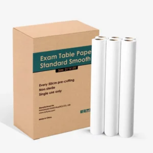 Medical Consumables Supplier 21in Patient Exam Table Paper Roll Headrest Couch Paper Bed Sheet Roll for Hospital