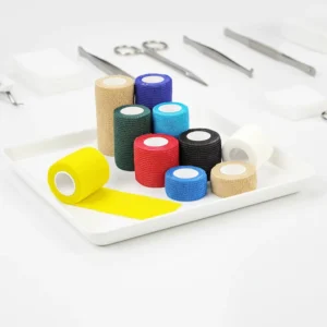 Medical Cotton Bandage Tapes 4cm 6cm 8cm 10cm Breathable Self-adhesive Elastic Bandage