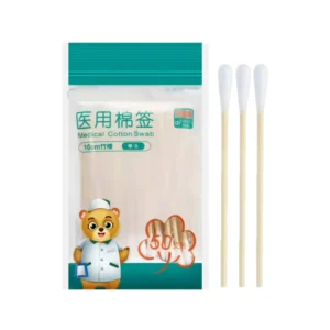 Medical Cotton Swabs Highly Absorbent Cleaning Cotton Balls Baby Swabs Soft Disposable Personal Care Cotton Swab Tools
