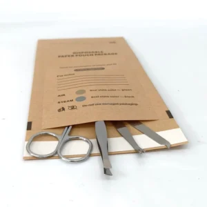 Medical Dental Nail Beauty Salon Tools 100x230mm Disposable Autoclave Sterilizer Paper Bags Dry Sterilization Pouches