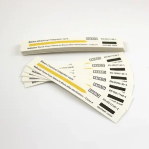 Medical Device Disinfection Indicator Card Chemical Indicator Strips Class 4 Model 200pcs/bag for Steam Sterilization