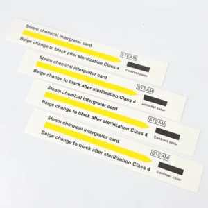 Medical Device Disinfection Indicator Card Chemical Indicator Strips for Steam Sterilization