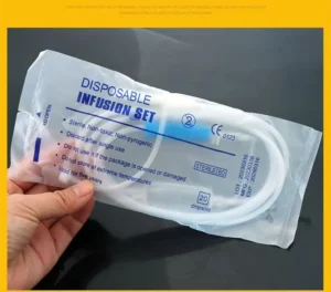 Medical Disposable CE ISO Proved Infusion Set with Needle 120cm 150cm Veterinary