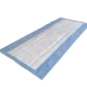 Medical Disposable Cotton & Non Woven Bed Sheets Leak Guard Dry Surface Absorption Printed Design for Adult Incontinence Care