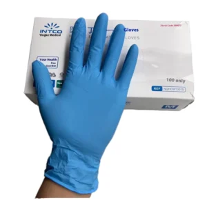 Medical Disposable Nitrile Gloves Medium Thickness Non Powdered Household Use Gloves 50/100pcs Pack