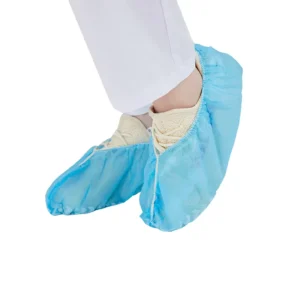 Medical Disposable Non Woven PP Shoe Cover Elastic Anti Dust Breathable PP Non Sterile Overshoes