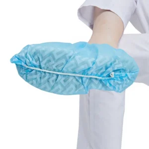 Medical Disposable Non Woven Shoe Cover Elastic Anti Dust Breathable PP Shoe Cover Non Sterile Overshoes Factory Directly