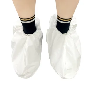 Medical Disposable Nonwoven Anti-static Boot Covers Cleanroom Microporous Surgical Shoe Cover CE Certified Non-Sterile Dust