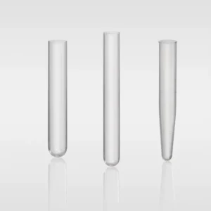Medical Disposable Plastic test Tubes Transparent clear Lab test Tubes with Screw Caps