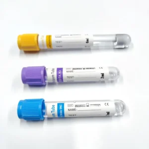 Medical Disposable Purple Glass PET Vacuum EDTA K2 K3 Blood Collection Test Tube for Lab Hospital