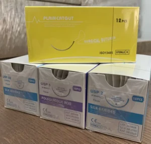 Medical Disposable Surgical Suture Chromic Plain Catgut Sutures for Veterinary Consumables