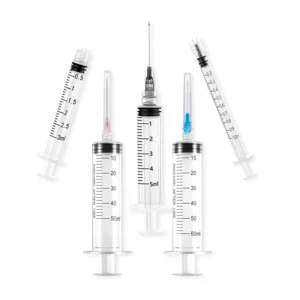 Medical Disposable Veterinary Syringes Safety High Accuracy Medical Grade PP CE Certified 1-100ml Luer Lock Slip Tip