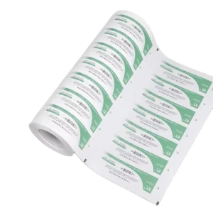 Medical EO Gas Sterile Waterproof Shrink Label Dialysis Grid Blister Glue Coated Paper Sterilization Pouch Bags Medicine