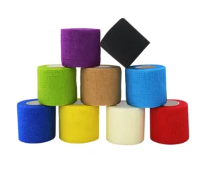 Medical Elastic Cohesive Bandage Self Adherent Wrap for First Aid and Vet Use