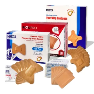 Medical Elastic Fabric Waterproof Adhesive Bandages Breathable Safety Knuckle Band Aid Fingertip Wound Plaster