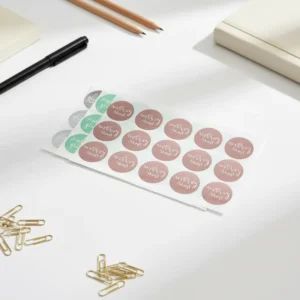 Medical Eo Gas Sterilization Adhesive Sheet Chemical Indicator Circle Labels