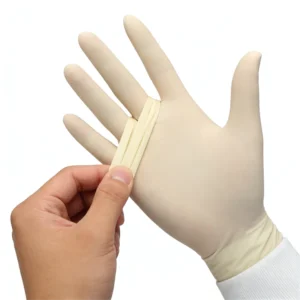 Medical Examination Dentist Disposable Powder Free Cream Latex Gloves for Doctor