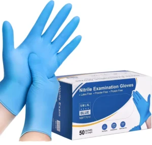 Medical Examination Eco Friendly Reusable Durable Chenille Nitrile Gloves Medium Waterproof Powder Free for Kitchen Cleaning