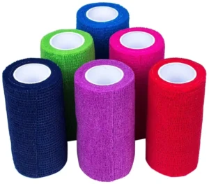 Medical Factory 4.5M Colored Self Adhesive Non Woven Cohesive Bandage Adhesive Elastic Bandage