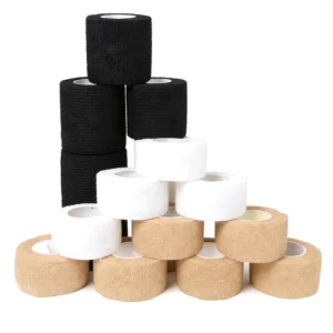 Medical Factory OEM ODM Cohesive Elastic Bandage Three Layers Composite Fabric Custom Logo Medical Bandage for Hospital Supply