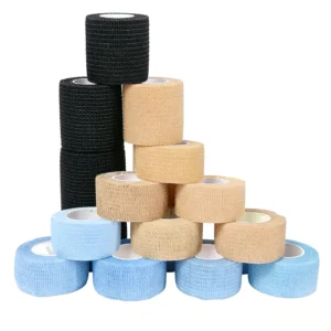 Medical Factory OEM ODM Sports Tape Portable Cohesive Elastic Bandage 2 Layers Composite Non woven for Outdoor Activities