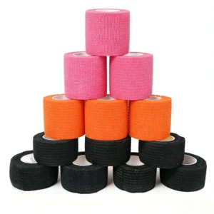 Medical Factory OEM ODM Sports Tape Stretchable Cohesive Elastic Bandage 2 Layers Composite Non woven for Sports Recovery