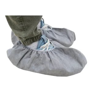 Medical Food Daily Use Shoe Covers Customizable Gray SMMS Non Sterile Anti static Dustproof Breathable One Size Fits