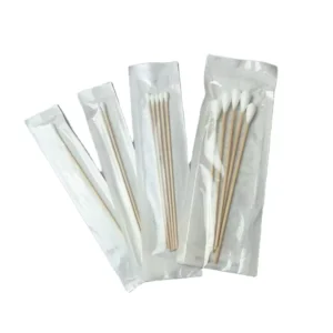 Medical Grade 6″ Bamboo or Wood Qtips Cotton Swabs Disposable Sterile Cotton Applicator