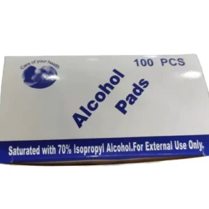 Medical Grade Alcohol Swab Prep Pad Quick Drying Alcohol Pads 70% Isopropyl Alcohol Prep Pads for Clean Skin 100PCS Per Box