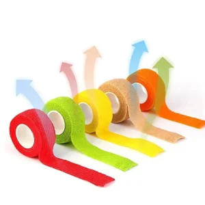 Medical Grade Colored Camouflage Sports Hook Grip Thumb Finger Rolls Elastic 10cm 5cm Tattoo Tape Self Adhesive Bandage Wrap