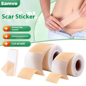 Medical Grade Custom Silicone Scar Removal Tape Clear Sheets Fabric Anti Wrinkle Patch for Surgical Scars 120 X 1.5