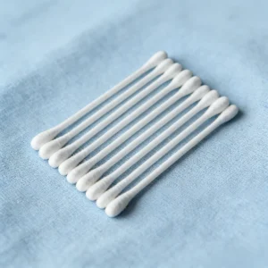 Medical Grade Disposable Cotton Swabs Sterile Wood Stick Buds for Surgical Cleaning and First Aid