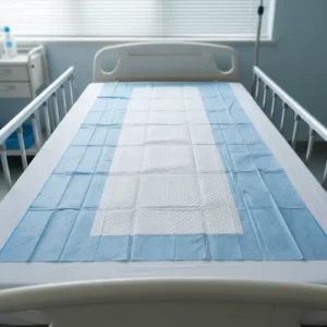 Medical Grade Disposable Non Woven PP Bed Pad CE Certified Ultraviolet Light Disinfecting Class I Medical