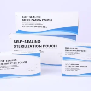 Medical Grade EO Sterilization Consumables Dental Autoclave Packaging Self Sealing Bags Sterilization Pouches