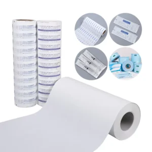 Medical Grade Eco-friendly Polypropylene Uncoated Dialysis Paper Self-Adhesive Printable Roll for Package Use
