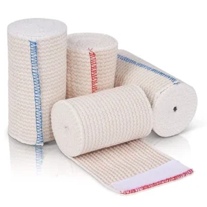 Medical Grade Elastic Compression Bandage Breathable Spandex Wrap With Velcro for Post Surgery Recovery Support